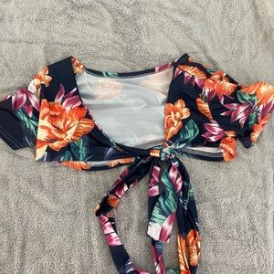 Tropical crop shirt